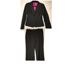 Ann Taylor Charcoal Gray 2 piece Suit Set